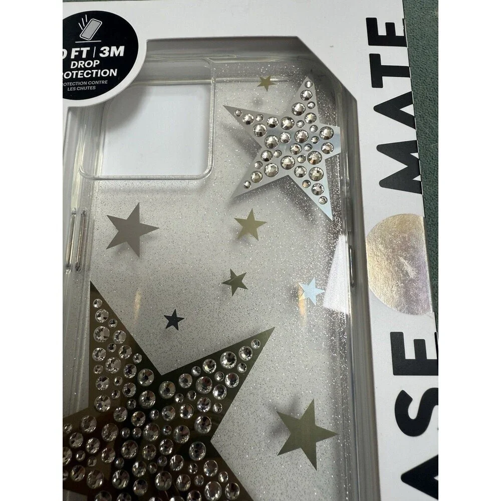 Case Mate for iPhone 13 Sheer Superstar Sparkle Crystal Glitter Case New